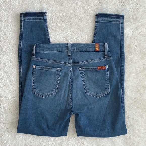 7 For All Mankind Blair High Waist Ankle Jeans - Picture 3 of 4